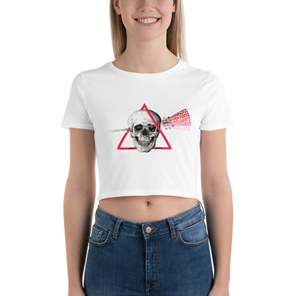 Pink Mist Dark Side Sniper School Women’s Crop Tee