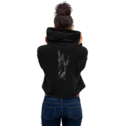 LIBERTY OR DEATH Crop Hoodie