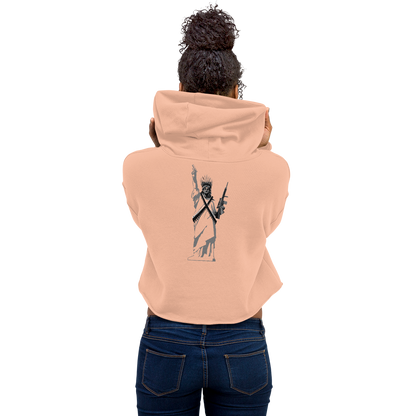 LIBERTY OR DEATH Crop Hoodie