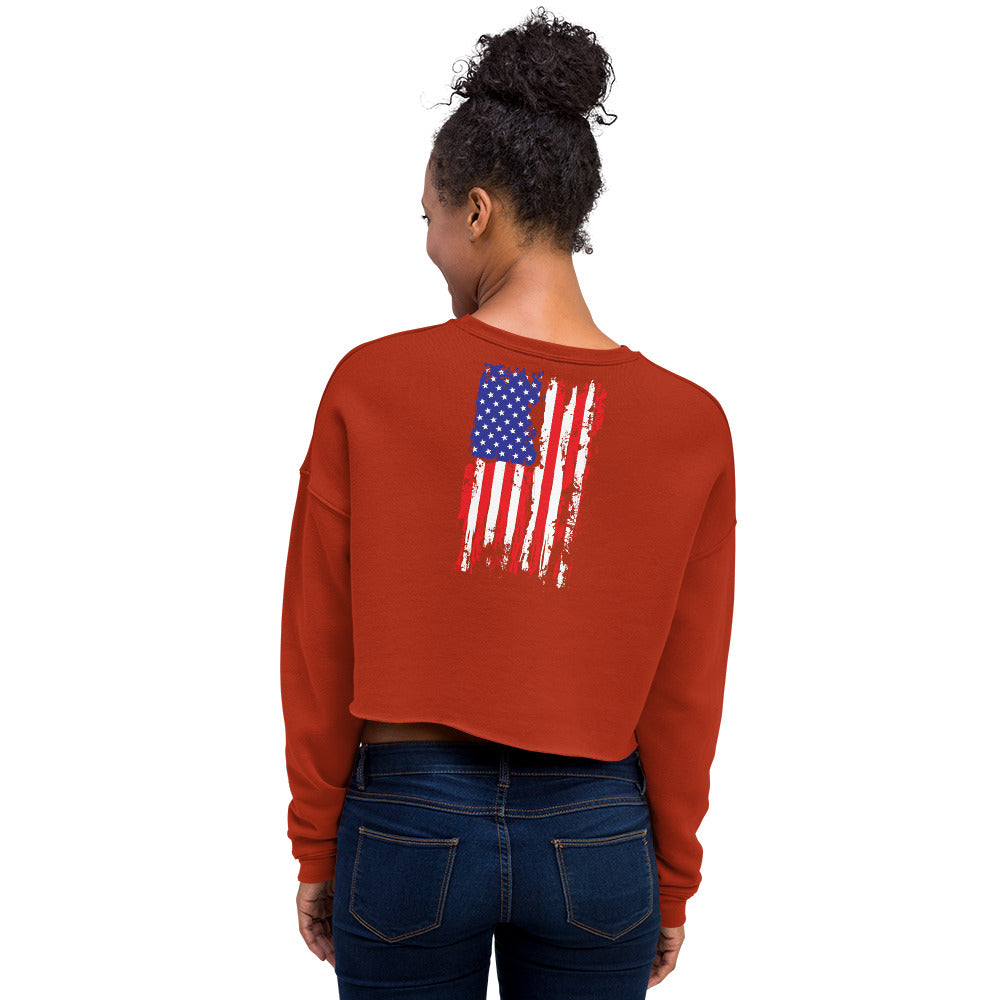 American Spartan Crop Sweatshirt