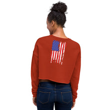 Load image into Gallery viewer, American Spartan Crop Sweatshirt