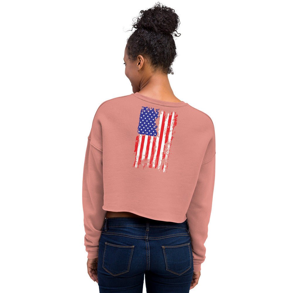 American Spartan Crop Sweatshirt