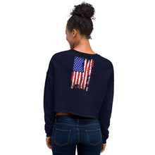 Load image into Gallery viewer, American Spartan Crop Sweatshirt