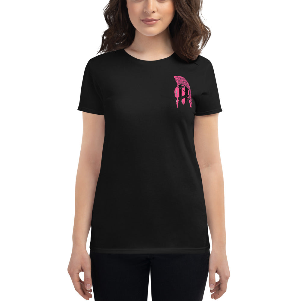 Pink Spartan Breast Cancer Women's t-shirt