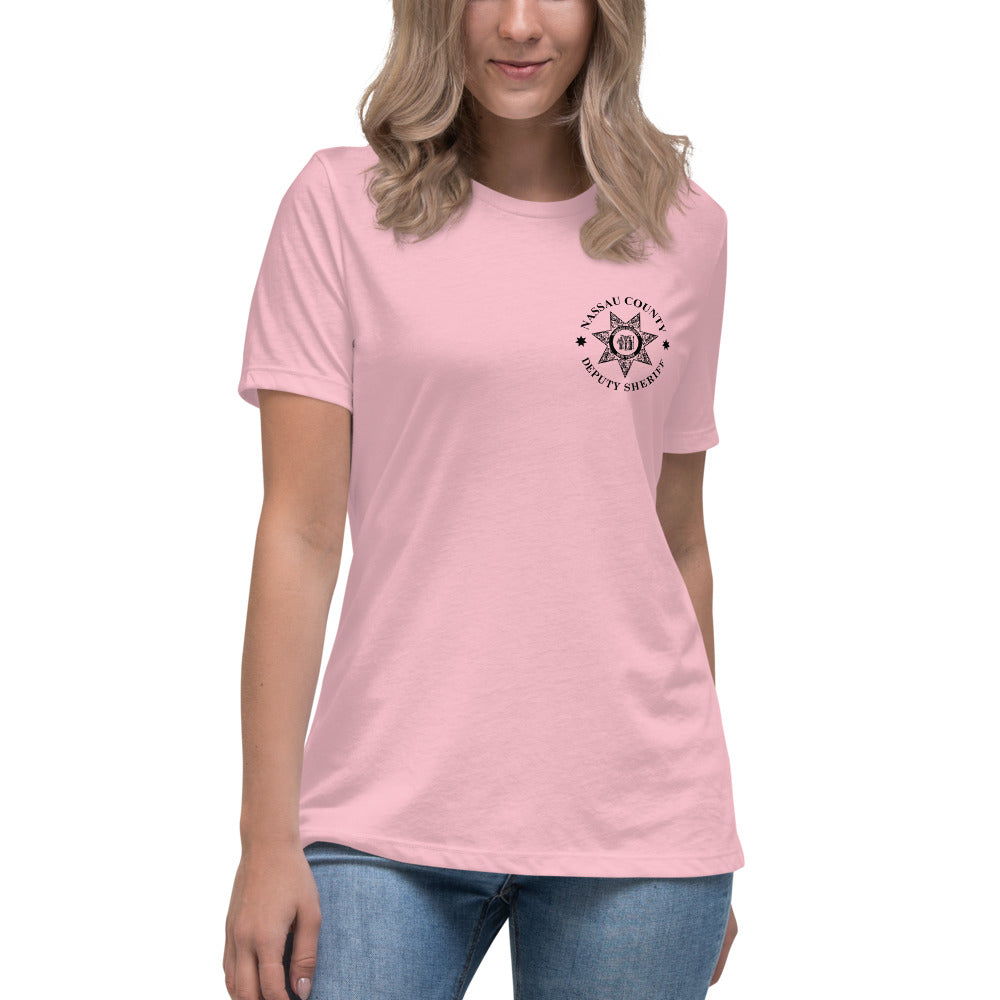 Deputy Sheriff Breast Cancer Charity Women's Relaxed T-Shirt