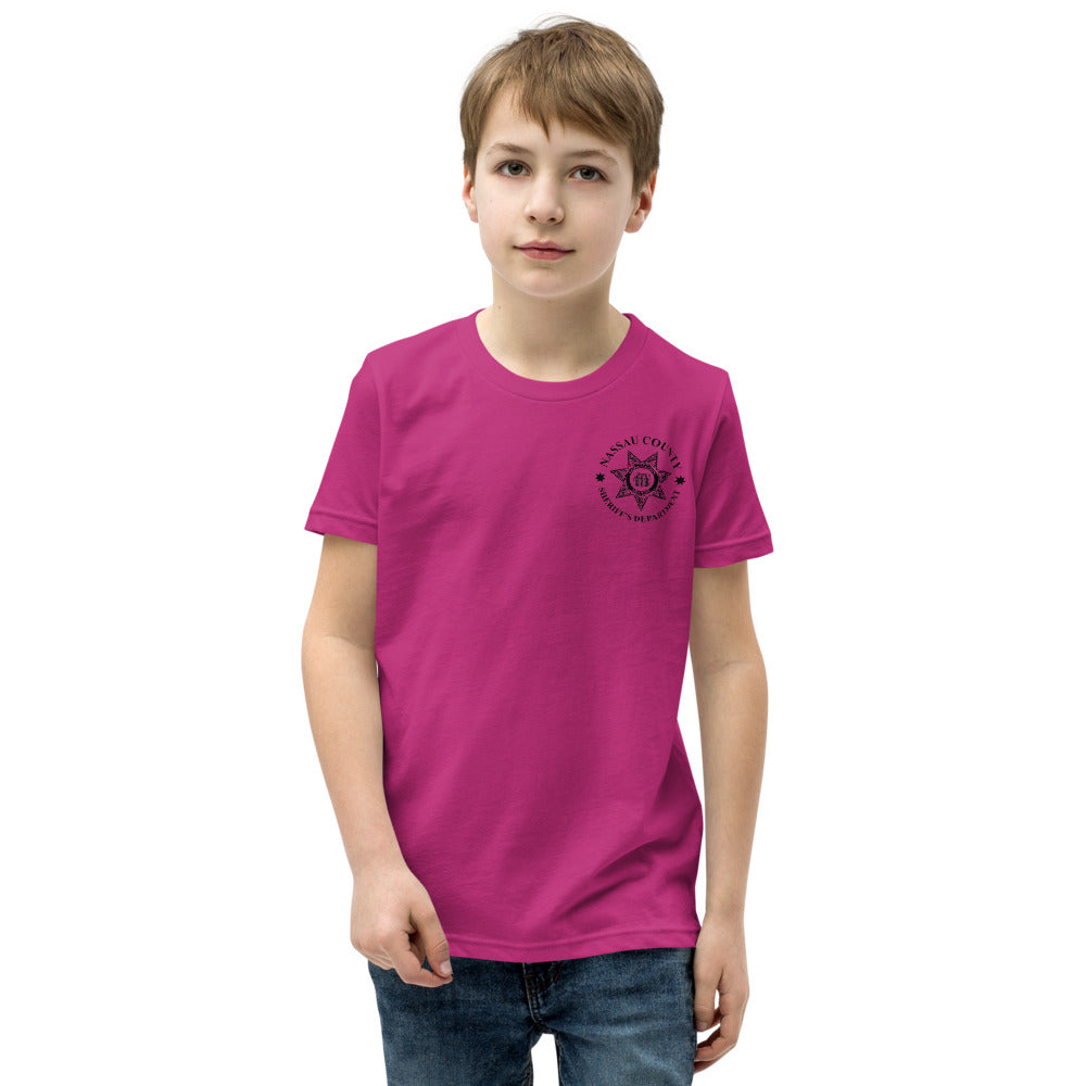 YOUTH: Nassau County Sheriff's Breast Cancer Pink KIDS Tee