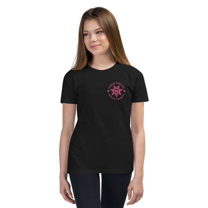 Deputy Sheriff Breast Cancer PINK LOGO Youth Short Sleeve T-Shirt