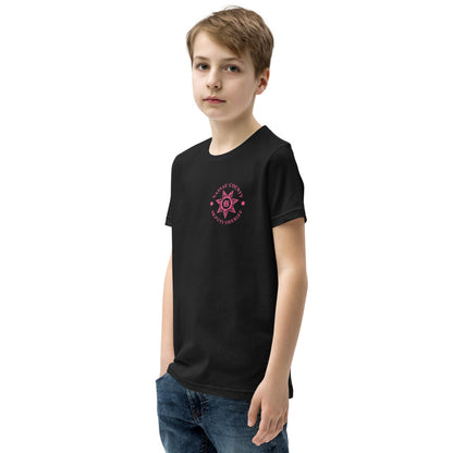 Deputy Sheriff Breast Cancer PINK LOGO Youth Short Sleeve T-Shirt